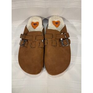 Rocket Dog Suede Mule Slippers Brown Women's 8 Excellent Condition